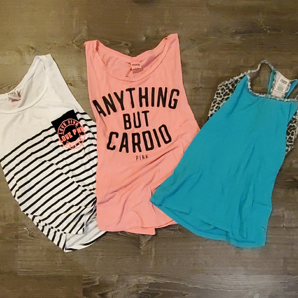 Bundle of 3 Pink active tops